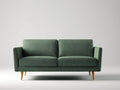 Sofás lineales tela 180x82x78 cm verde diseño moderno